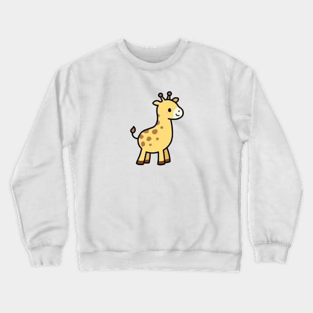 Giraffe Crewneck Sweatshirt by littlemandyart